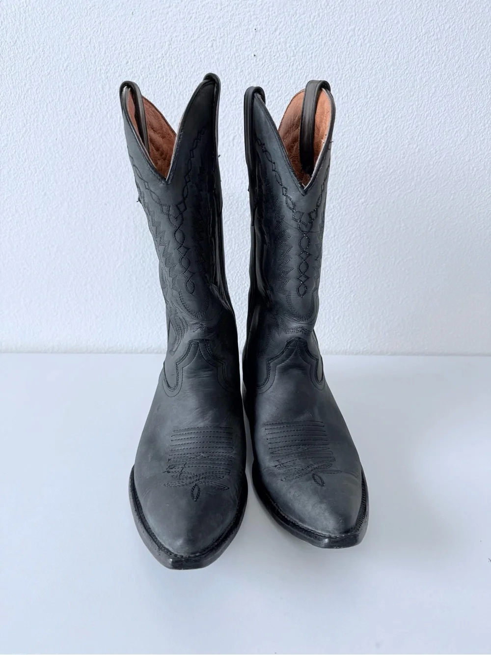 Vintage Chaparral Leather Boots US Men’s 9-Lemonwood Pegged Sole | León, Mexico